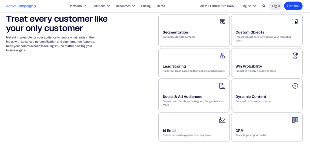 ActiveCampaign vs Mailchimp: activecampaign crm